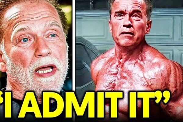 Thumbnail image of Arnold Schwarzenegger in a gym setting, flexing his muscles with a serious expression, with text overlay: "Arnold Schwarzenegger On Taking STEROIDS - Bodybuilding Legends".