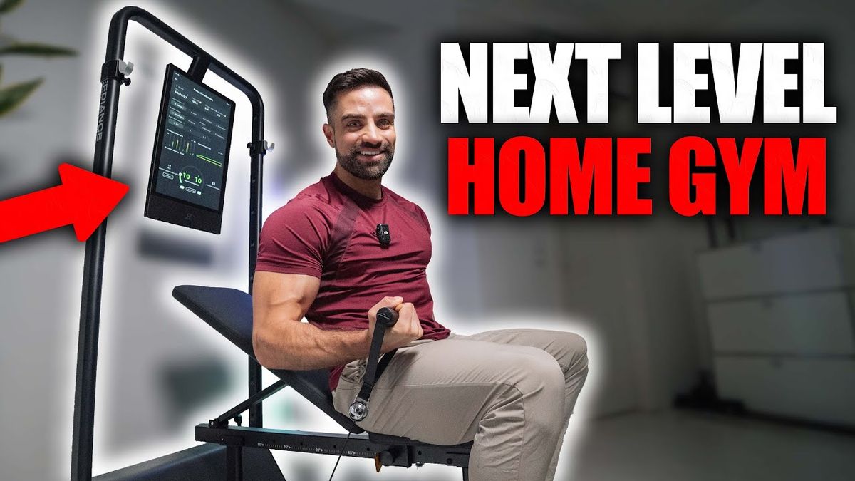 Vorschaubild des Videos "Vergiss dein Fitnessstudio – Das Speediance Gym Monster 2 ist NEXT LEVEL!" vom Kanal Goeerki, zeigt das kompakte Heimfitnessgerät Speediance Gym Monster 2 in einem modernen Raum.